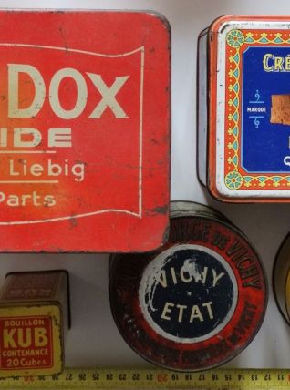 vintage BOÎTES EPICERIE - CONFISERIE - lot intéressant
