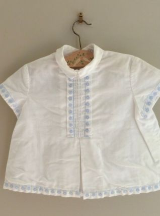Robe/blouse vintage petite fille