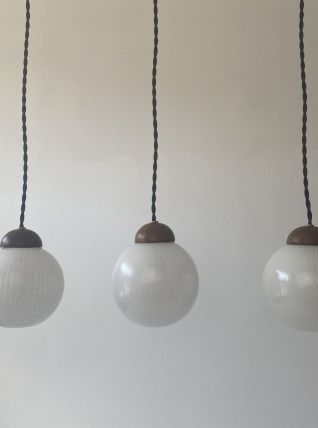 LOT 3 ANCIENNES PETITES SUSPENSIONS RAYEES 1960 