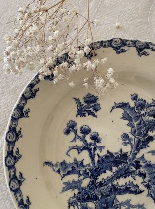 Assiettes à dessert Gien Chardons (x6)