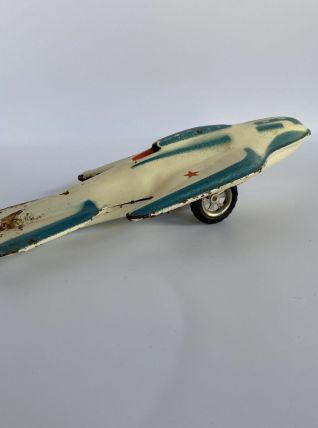 ANCIEN JOUET SOVIETIQUE VINTAGE AVION EN TOLE 1970 CCCP