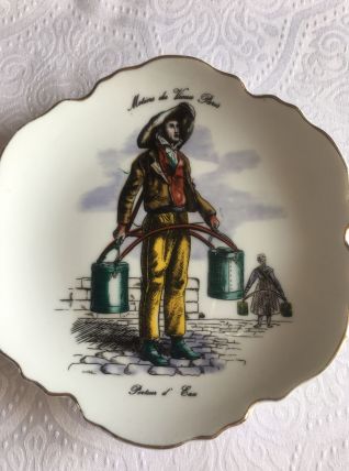 2 assiettes vieux métiers de Paris 