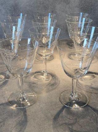 Service verres en cristal 