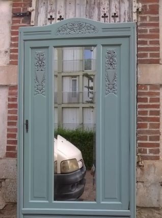 armoire parisienne vert Jade art déco