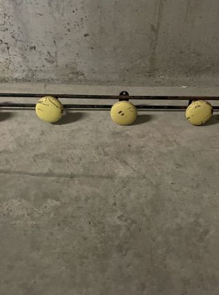 Patère 5 boules années 50