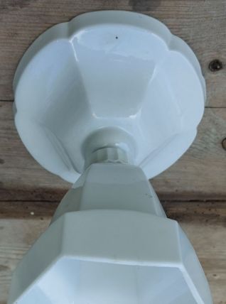 plafonnier en porcelaine et opaline art déco