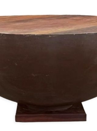 Table basse ronde en bois