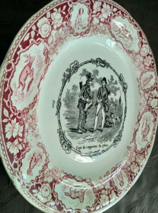 Assiettes parlantes thème chasse