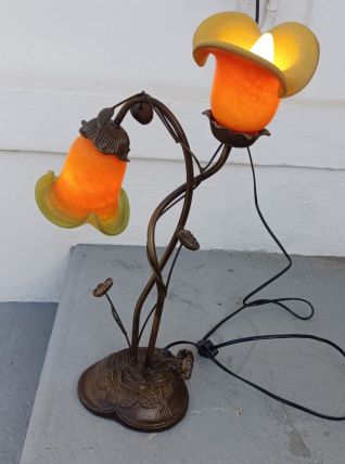 Lampe Tulipe duo signée