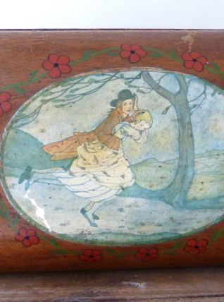 Boite en bois art nouveau 1900