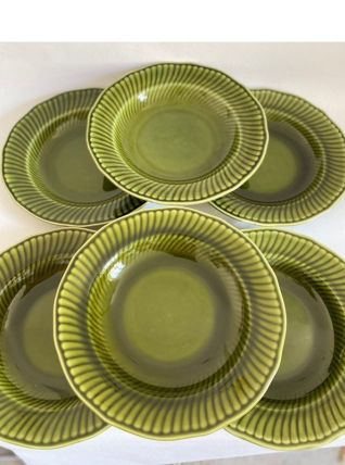 Assiettes BOCH Belgium modèle Trianon, années 60