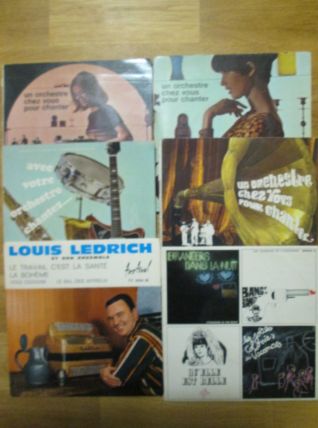 Vinyles 6 Disques 45 Tours Collection Un Orchestre Chez Vous