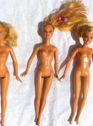 lot poupées Barbie , vintage