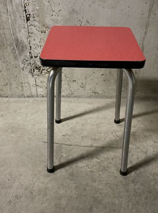 Tabouret en formica années 70