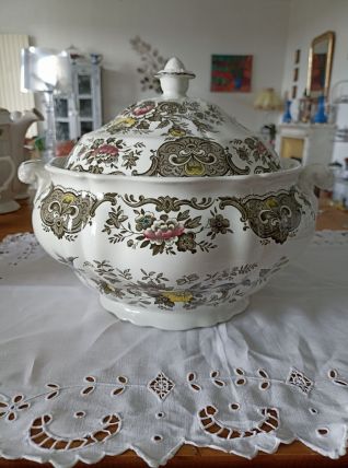Style anglais Ridgway Staffordshire England Grande Soupière