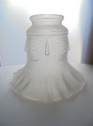 Tulipe en verre satiné