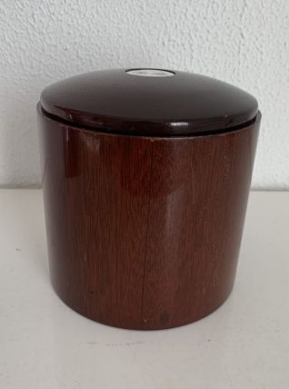 Pot à tabac vintage 1960 tabatière bois écusson Stewart - 15