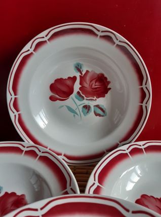 Assiettes creuses Fénal Badonviller 