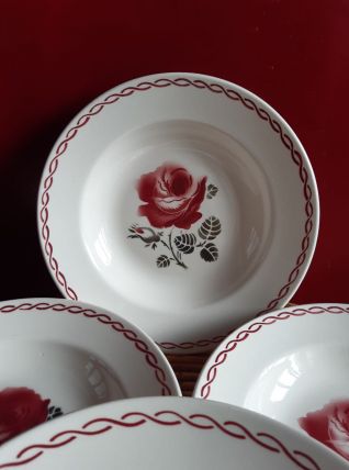 Assiettes creuses Badonviller 