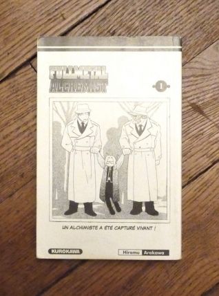 FullMetal Alchemist- Tome 1- Hiromu Arakawa- Kurokawa   