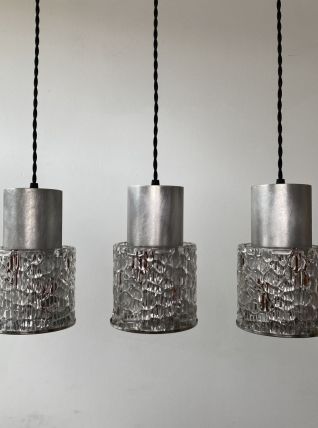 LOT 3 ANCIENNES SUSPENSIONS RAAK AMSTERDAM VINTAGE