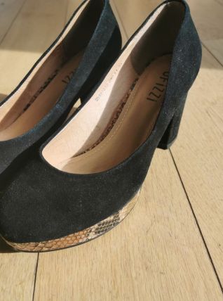 Chaussure à talon femme cuir