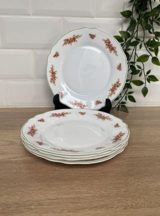 Set de 5 assiettes à dessert Arcopal mini roses