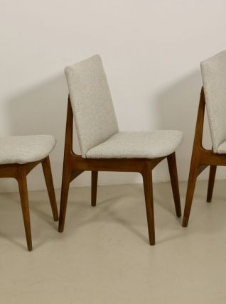 Lot de 3 chaises scnadinave année 60 Ref Jack 