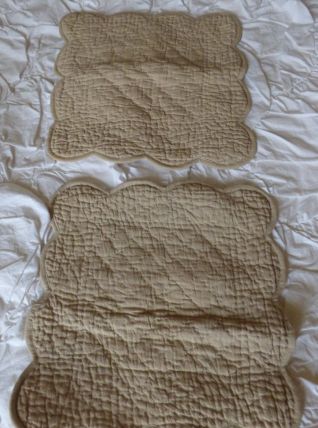 CARRES DE BOUTIS POUR COUSSIN 40cm X 40