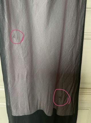 Robe de soirée vintage Betsey Johnson noir/rose