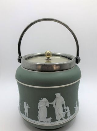 Wedgwood Jasperware - Pot avec Couvercle -  XIXe