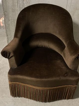 Fauteuil crapaud Napoléon 3