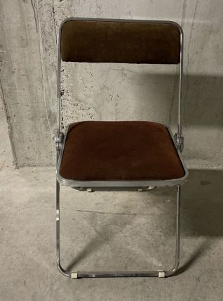 Chaise pliante italienne années 70