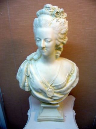 buste Patine sable Marie antoinette(platre armé) H54cm