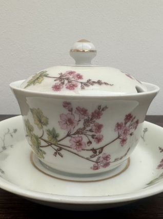 Moutardier en Porcelaine de Limoges - CH. FiELD HAVILAND 