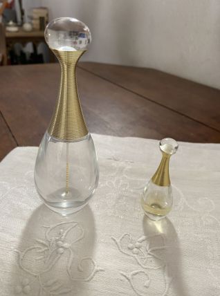 2 flacons vides Dior Lancôme.