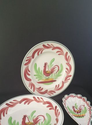 Ensemble de plat Luneville