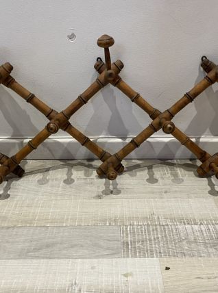 Portemanteau dépliant en bois