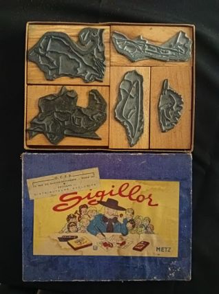 Jeux Sigillor - Tampons scolaire bois - Corse - Union França