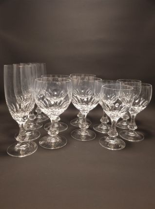 Service de verres en cristal – 12 pièces
