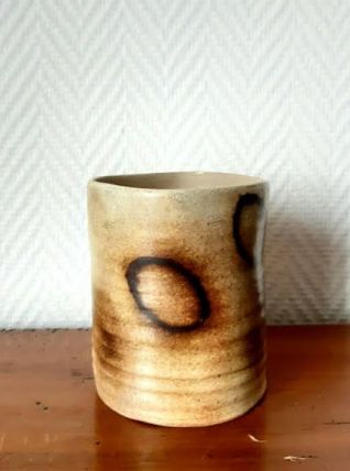 Vase gobelet en céramique vintage 