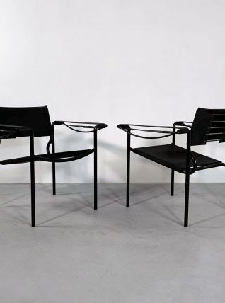 2 fauteuils 1980 G. Berlotti pour Alias Vintage