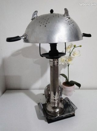 Lampe à poser artisanale déco recyclage