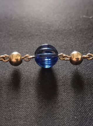 Bracelet en plaqué or Murat et pierres Apatite