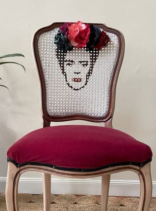 Chaise Bois cannée Frida