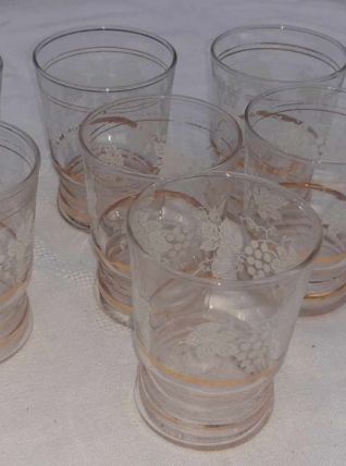 7 gobeletes annee 1950