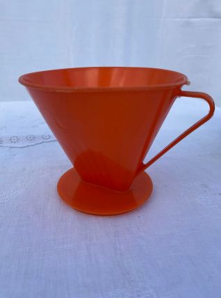 filtre a  cafe orange vintage