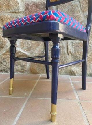 Chaise Osier bois Chevron 70