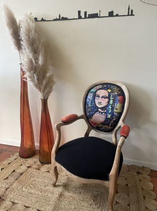 Fauteuil baroque Mona Lisa
