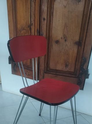 Table formica  eiffel + 4 chaises  
